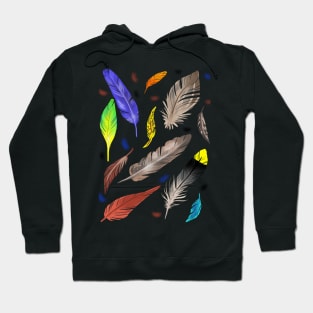 Bird feathers Hoodie